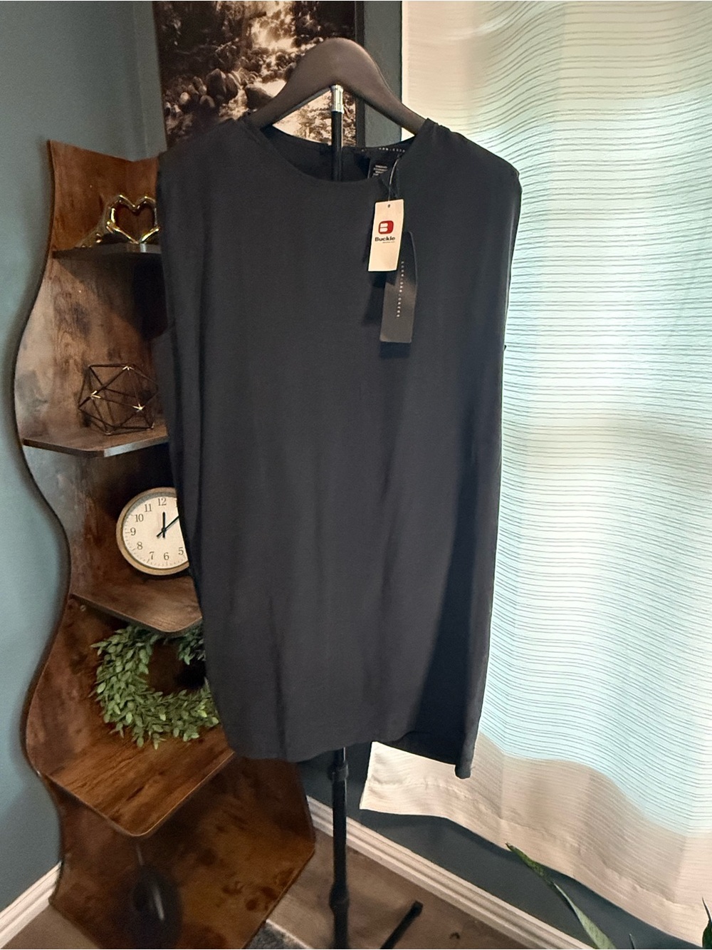 Classic Black Mini Dress - Sleeveless Shift